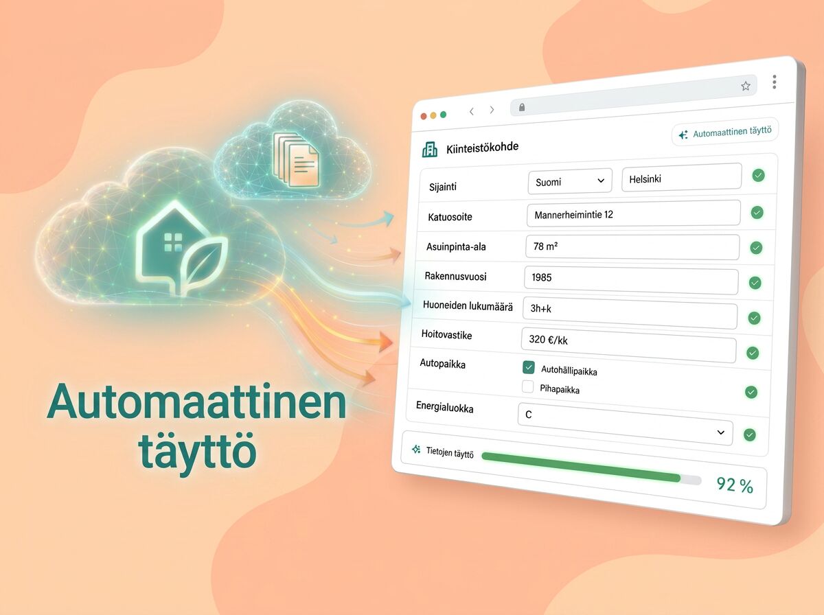 Selostusliitteen täyttö