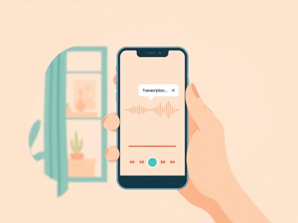 Voice notes on a property visit